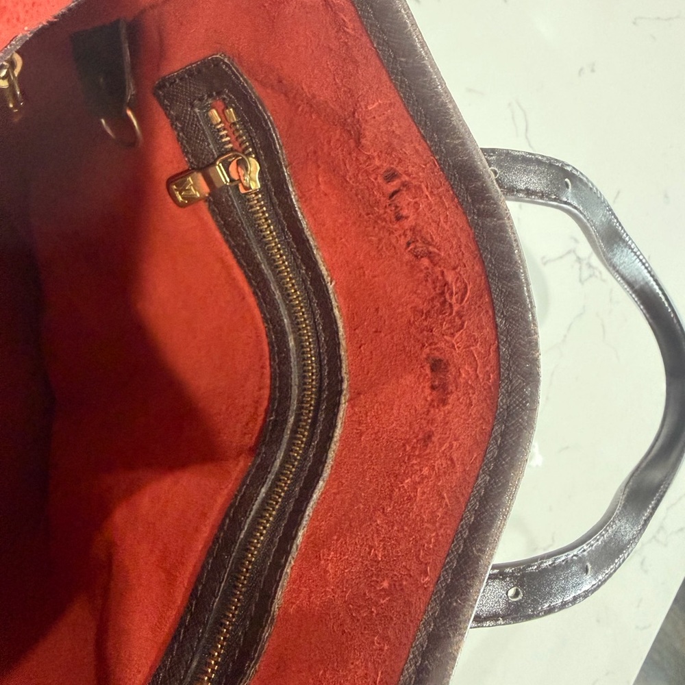 Louis Vuitton Brown Damier Bucket Tote - Picture 5 of 12